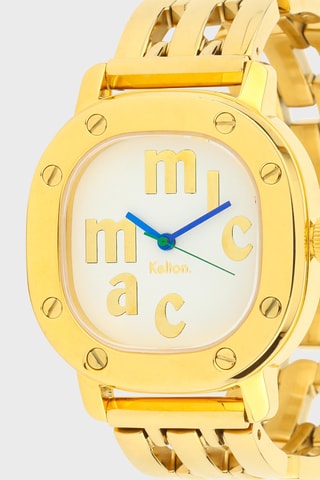 Montre en acier Jungle - Doré