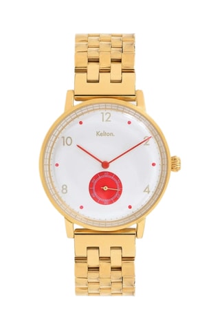 Montre automatique en tissu nato Octogone - Doré