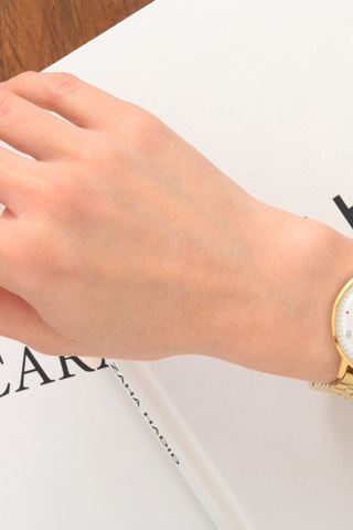 Montre automatique en tissu nato Octogone - Doré