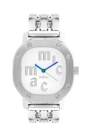 Montre en acier Jungle - Argenté