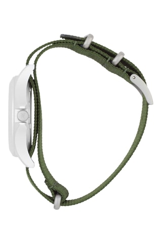 Montre à quartz en acier Solaire Soleil - Vert