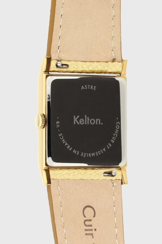 Montre en silicone - Doré