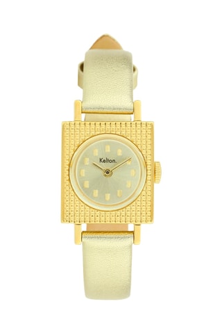 Montre en cuir Lady 50's - Doré