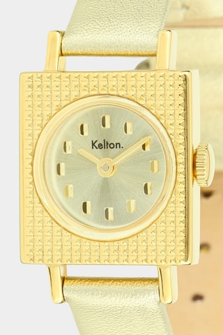 Montre en cuir Lady 50's - Doré