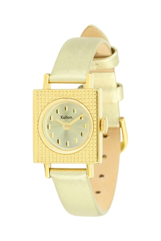 Montre en cuir Lady 50's - Doré