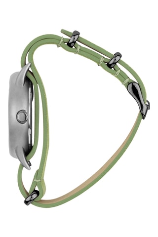 Montre en cuir Villa - Vert 