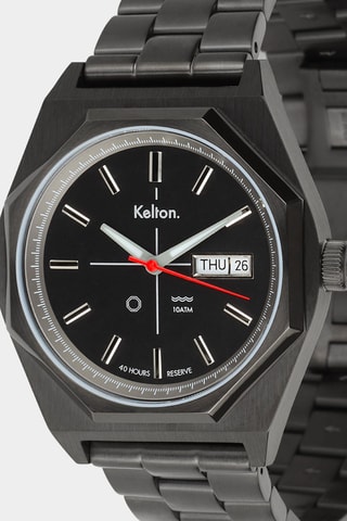 Montre en cuir Lady 50's - Noir