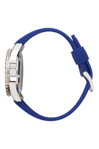 Montre en cuir Colorama - Bleu 