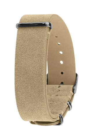 Montre en cuir Villa - Vert et argenté