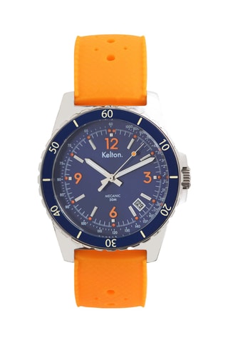 Montre en cuir Colorama - Orange