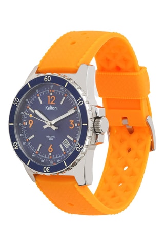 Montre en cuir Colorama - Orange