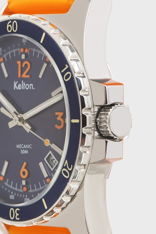 Montre en cuir Colorama - Orange