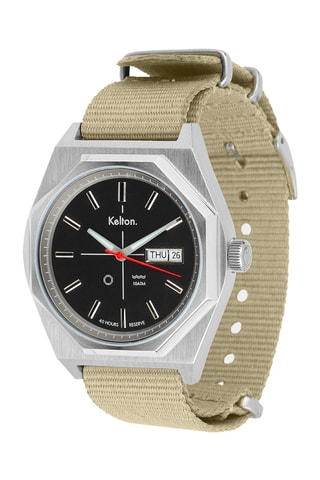 Montre en cuir Lady 50's - Beige