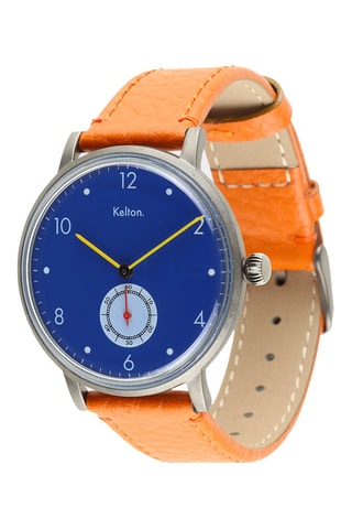 Montre en cuir Colorama - Orange 