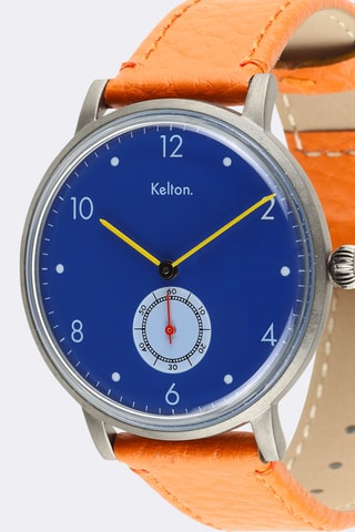 Montre en cuir Colorama - Orange 