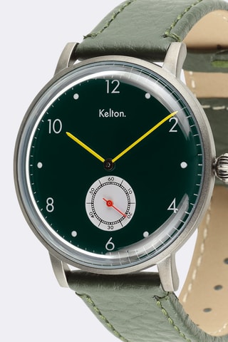 Montre en cuir Colorama - Vert