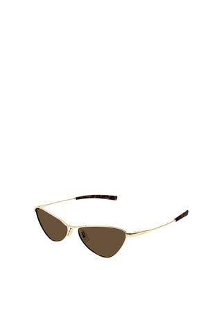 Zonnebril Dames - Bruin Categorie 3 - Saint Laurent - Goudkleurig