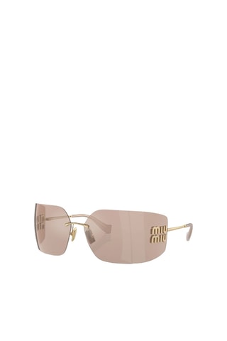 Lunettes de soleil femme - Catégorie 3 - Miu Miu - Doré