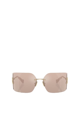Lunettes de soleil femme - Catégorie 3 - Miu Miu - Doré