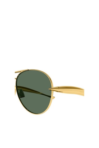 Zonnebril Uniseks Categorie 2 - Bottega Veneta - Goudkleurig