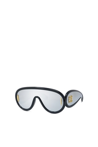 Zonnebril Uniseks - Spiegelende Glazen - Categorie 3 - Loewe - Zwart