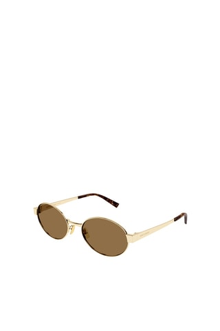 Zonnebril Dames - Bruin Categorie 3 - Saint Laurent - Goudkleurig