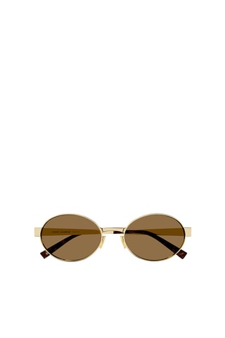 Zonnebril Dames - Bruin Categorie 3 - Saint Laurent - Goudkleurig