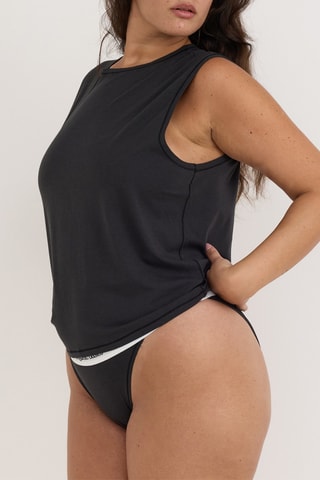 T-shirt em algodão biológico - Preto