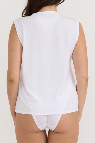 T-shirt em algodão biológico - Branco
