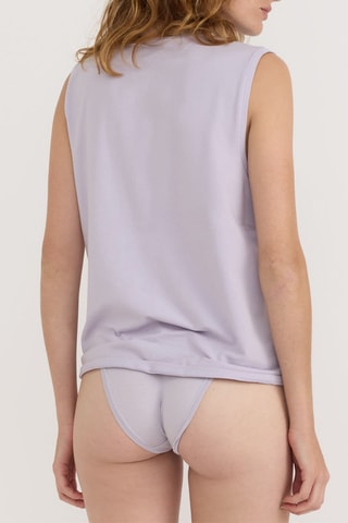 T-shirt em algodão biológico - Violeta-claro