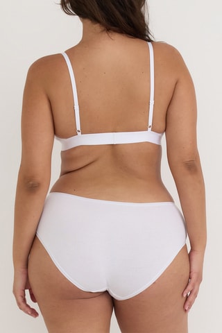 Soutien desportivo em algodão biológico - Branco