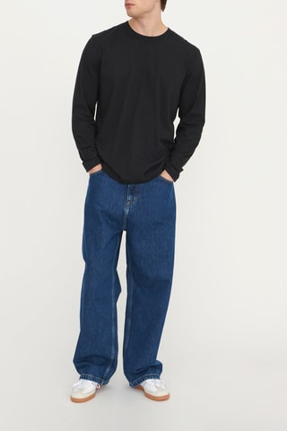 T-shirt em algodão biológico - Preto