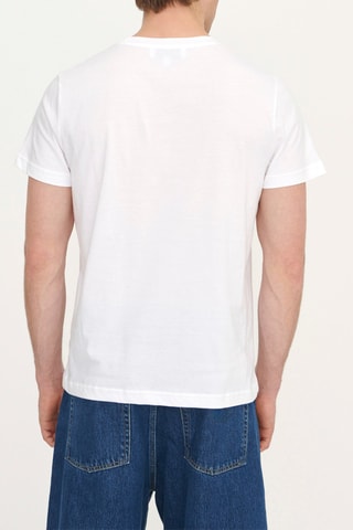 T-shirt regular em algodão biológico - Branco