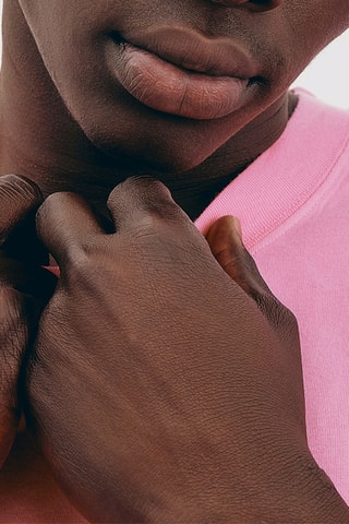 T-shirt em algodão biológico - Rosa