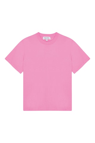 T-shirt em algodão biológico - Rosa