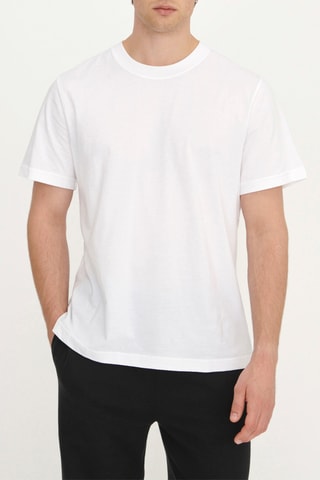 T-shirt em algodão biológico - Branco