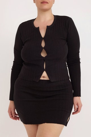 Casaco em algodão biológico - Preto