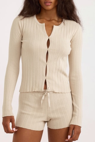 Casaco em algodão biológico - Bege