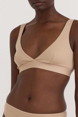 Soutien desportivo em algodão biológico - Salmão