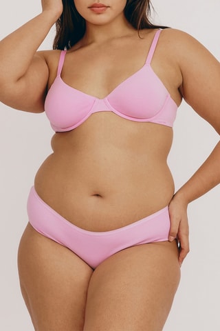 Soutien em algodão biológico - Rosa