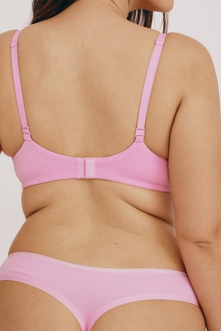 Soutien em algodão biológico - Rosa