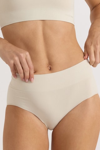 Shorties de cintura alta - Marfim