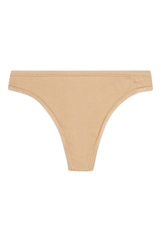 String em algodão biológico - Bege