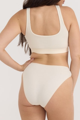 Soutien desportivo em algodão biológico - Cru