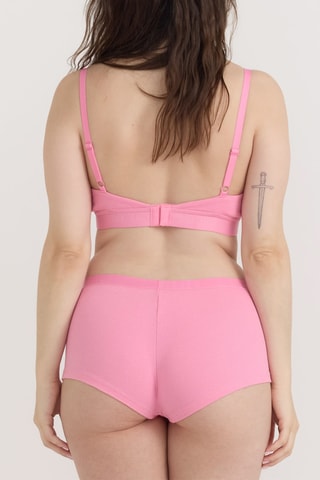 Soutien em algodão biológico - Rosa