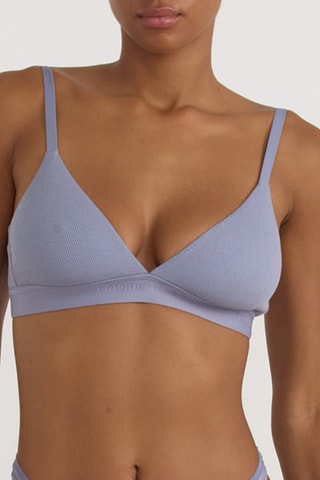 Soutien em algodão biológico - Violeta