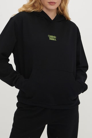 Sweat em algodão biológico - Preto