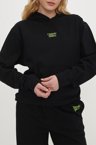 Sweat em algodão biológico - Preto