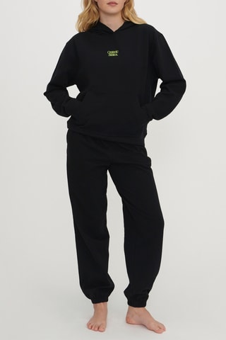 Sweat em algodão biológico - Preto