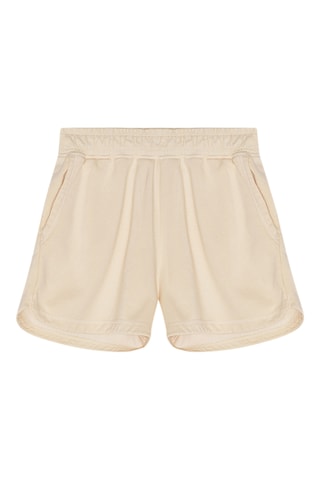 Calções em algodão biológico - Bege